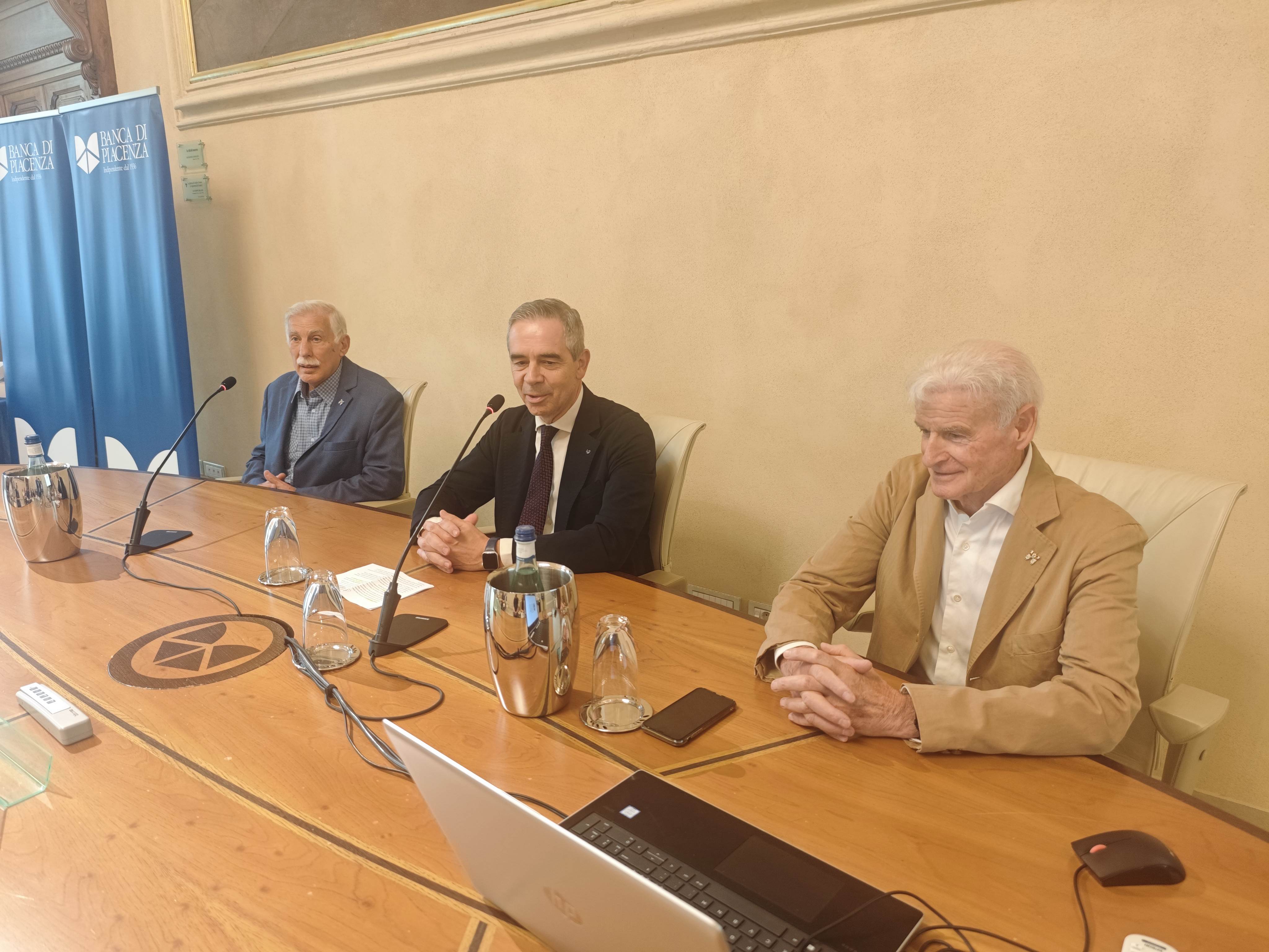 Da sinistra, Mauro Sangermani, Pietro Boselli e Alberto Paganuzzi