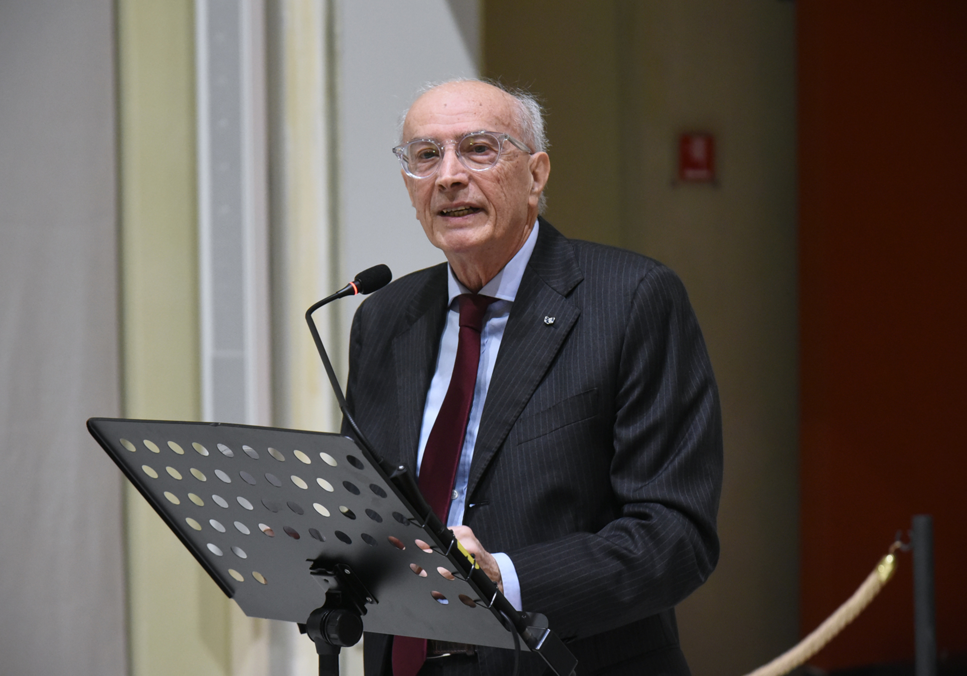 Il presidente della Banca di Piacenza Giuseppe Nenna