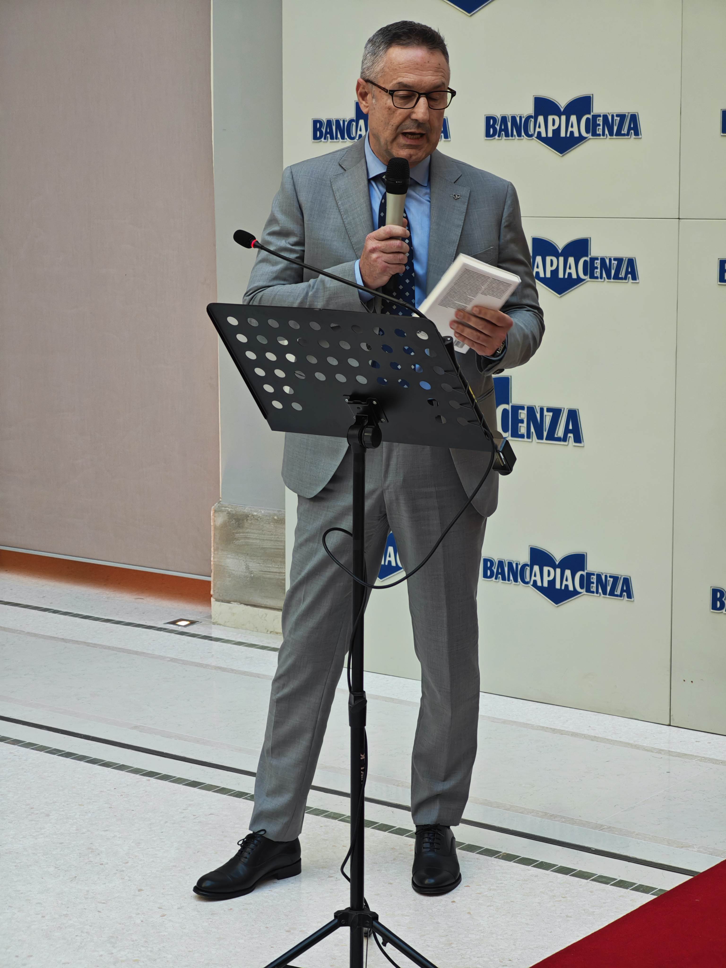 Il vicedirettore generale Area Crediti della Banca di Piacenza Lodovico Mazzoni