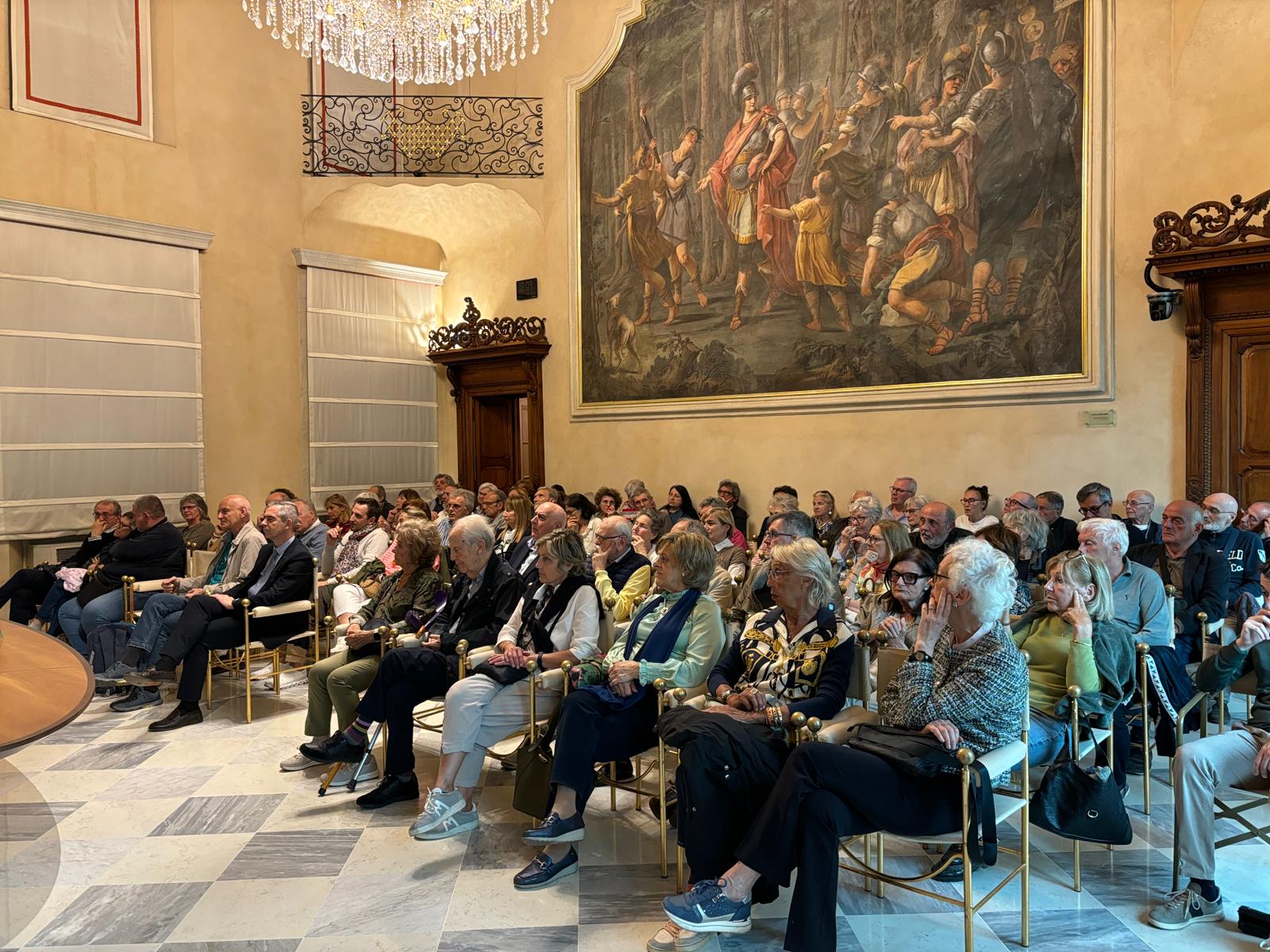 Sala Panni con il numeroso pubblico