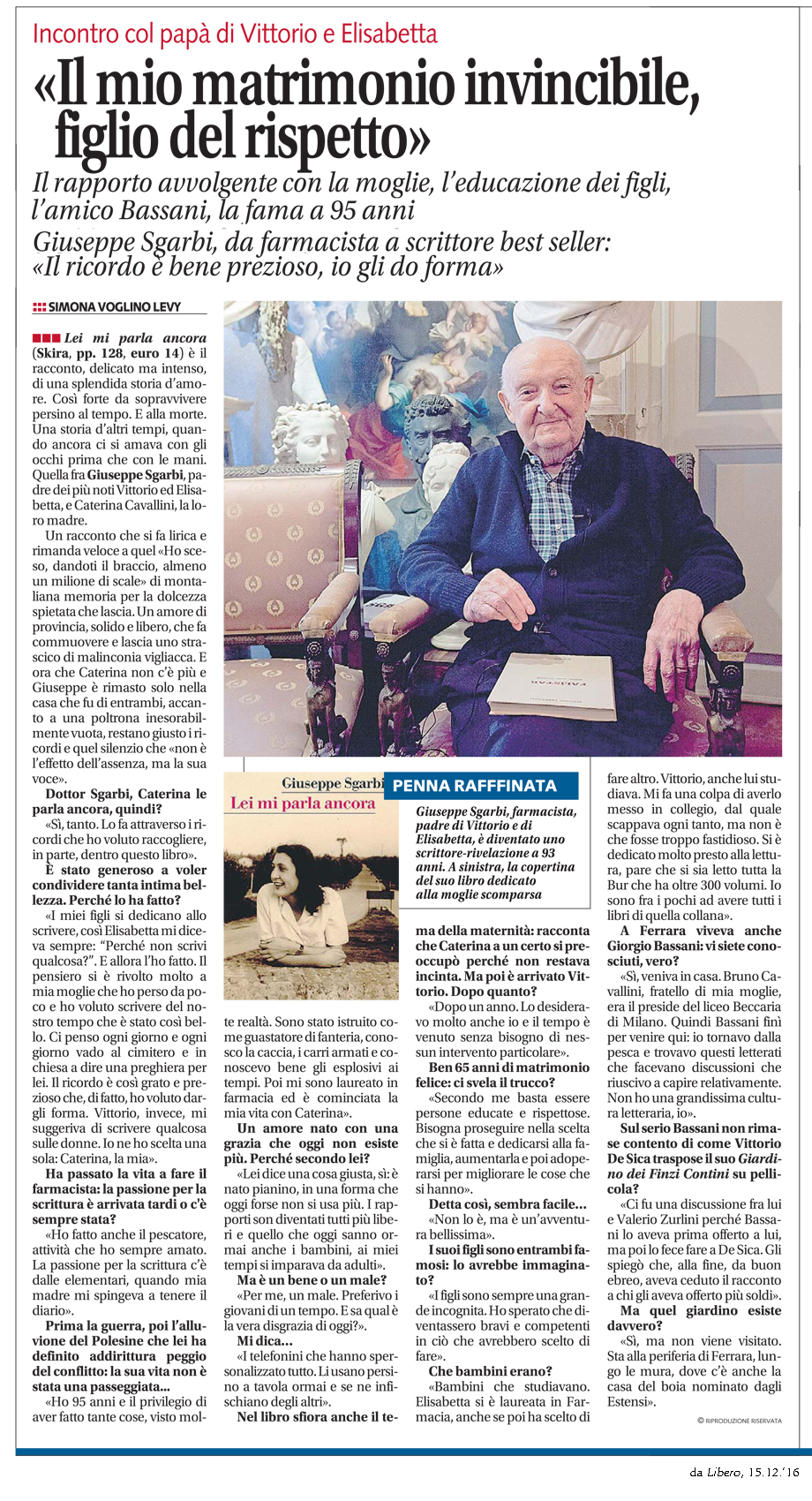 SGARBI VISTO DAL PADRE