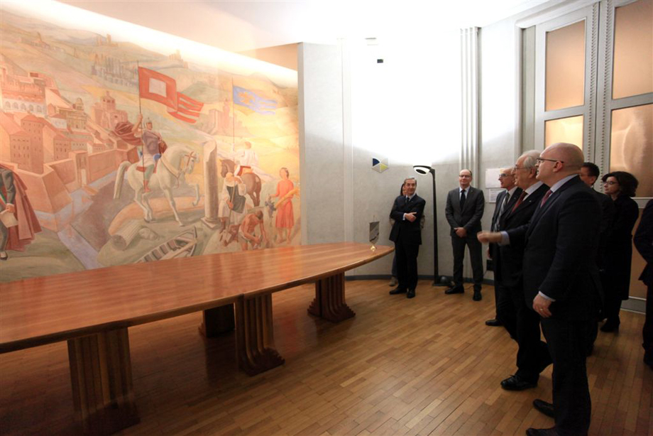 L'AMBASCIATORE USA REEKER ALLA BANCA DI PIACENZA
