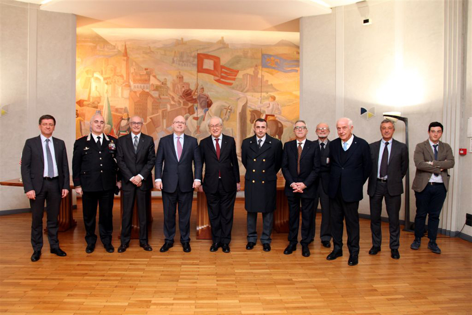 L'AMBASCIATORE USA REEKER ALLA BANCA DI PIACENZA
