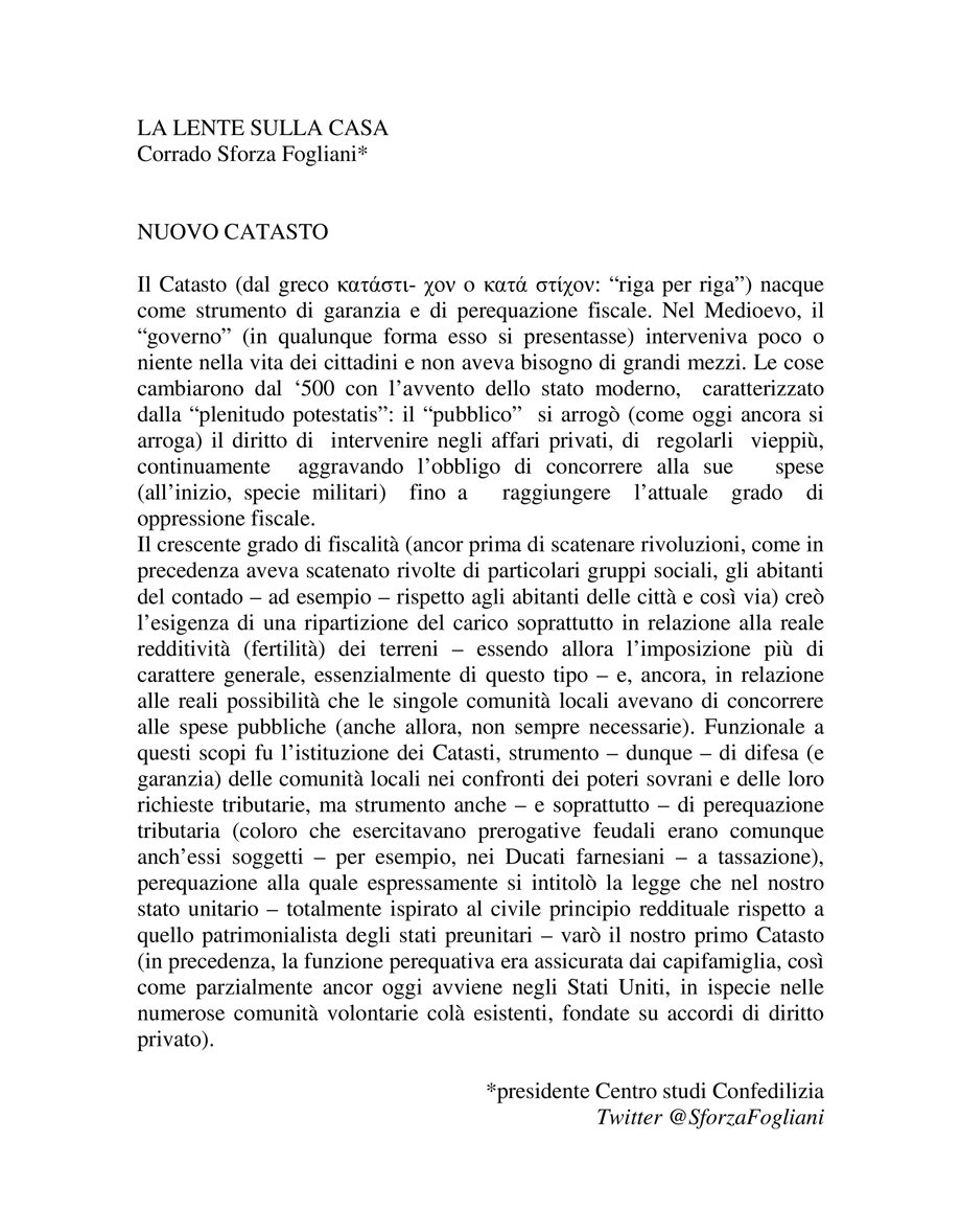 NUOVO CATASTO