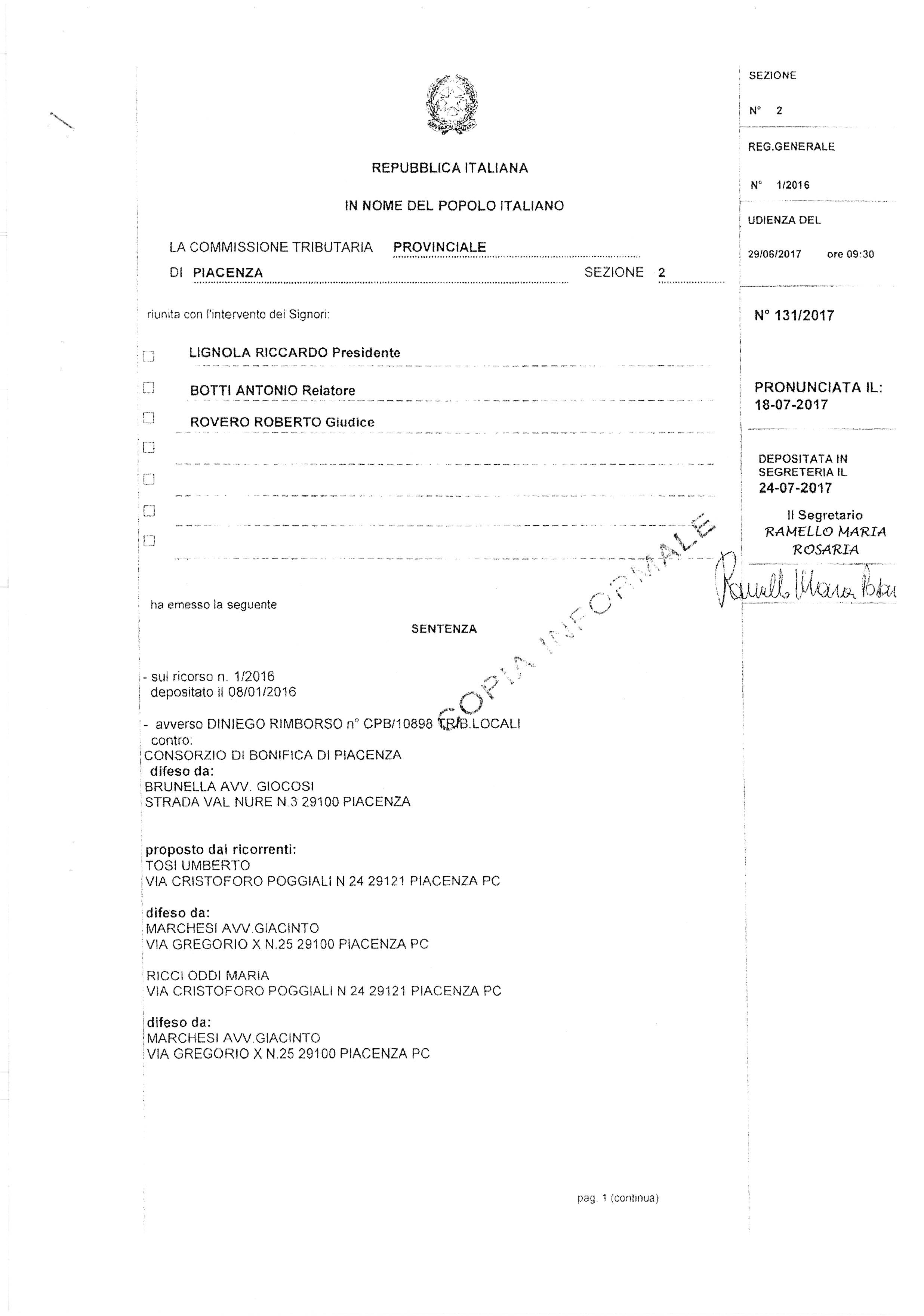CONSORZIO BONIFICA