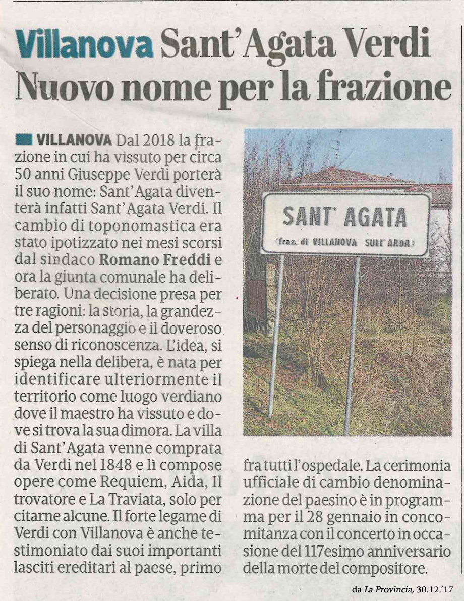 La Provincia, 30.12.'17