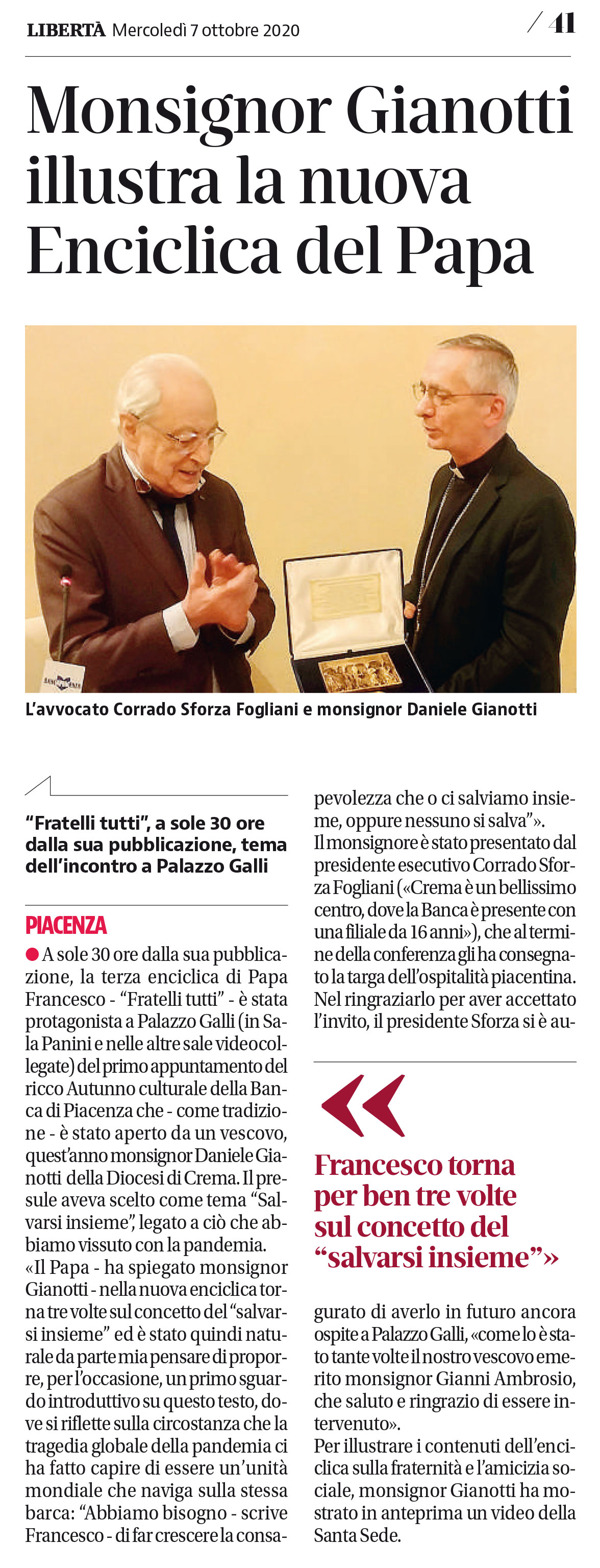 Libertà, 7.10.'20
