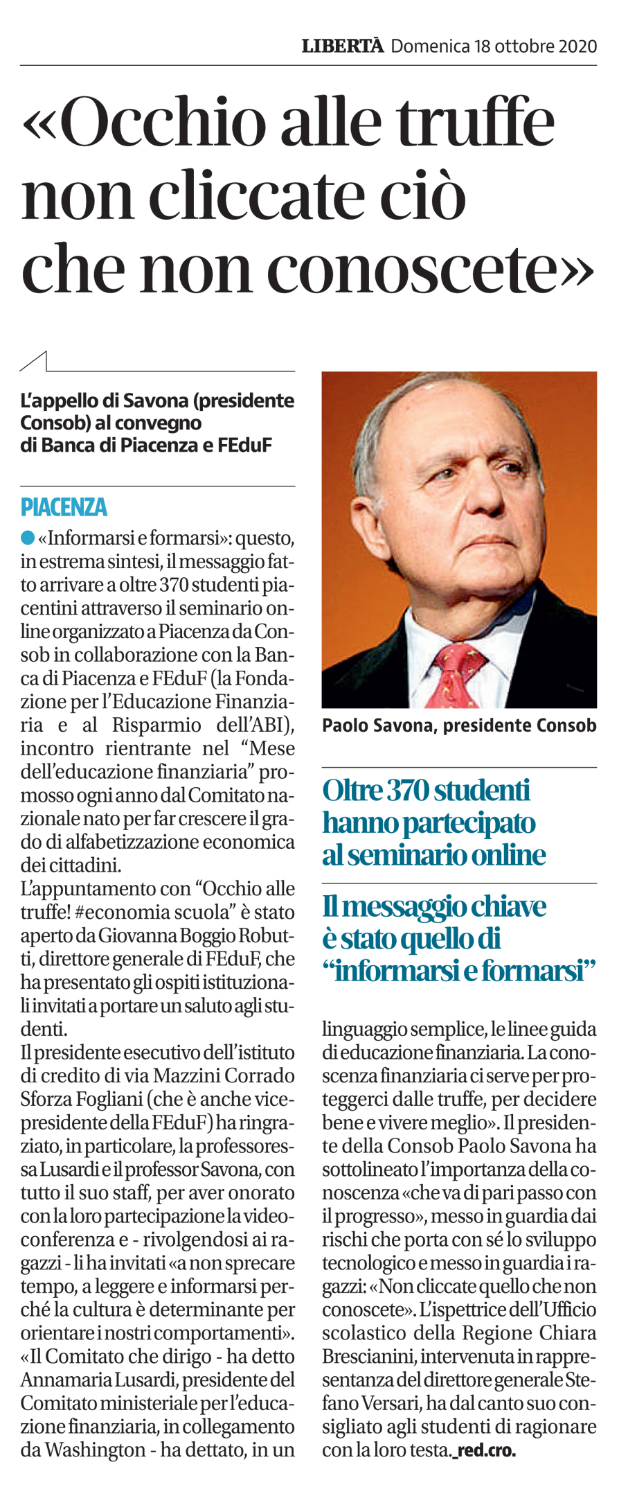 Libertà, 18.10.'20