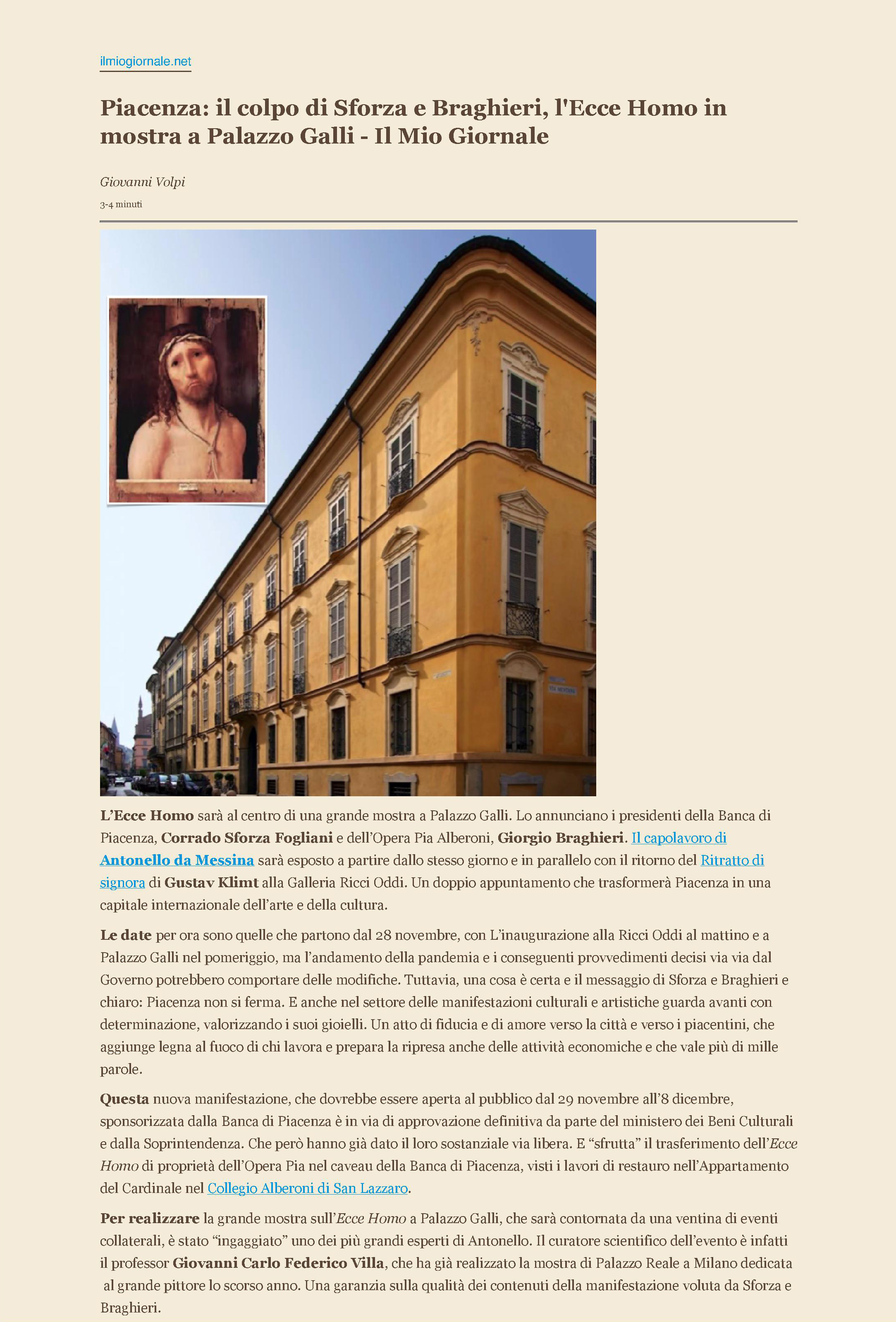 Il mio giornale