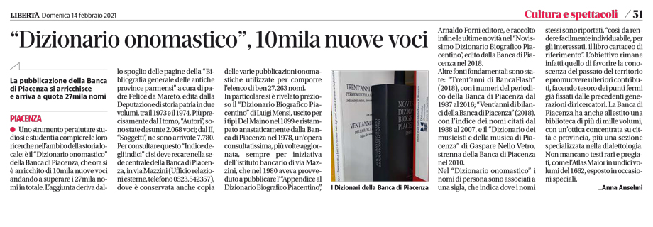 Libertà, 14.2.'21