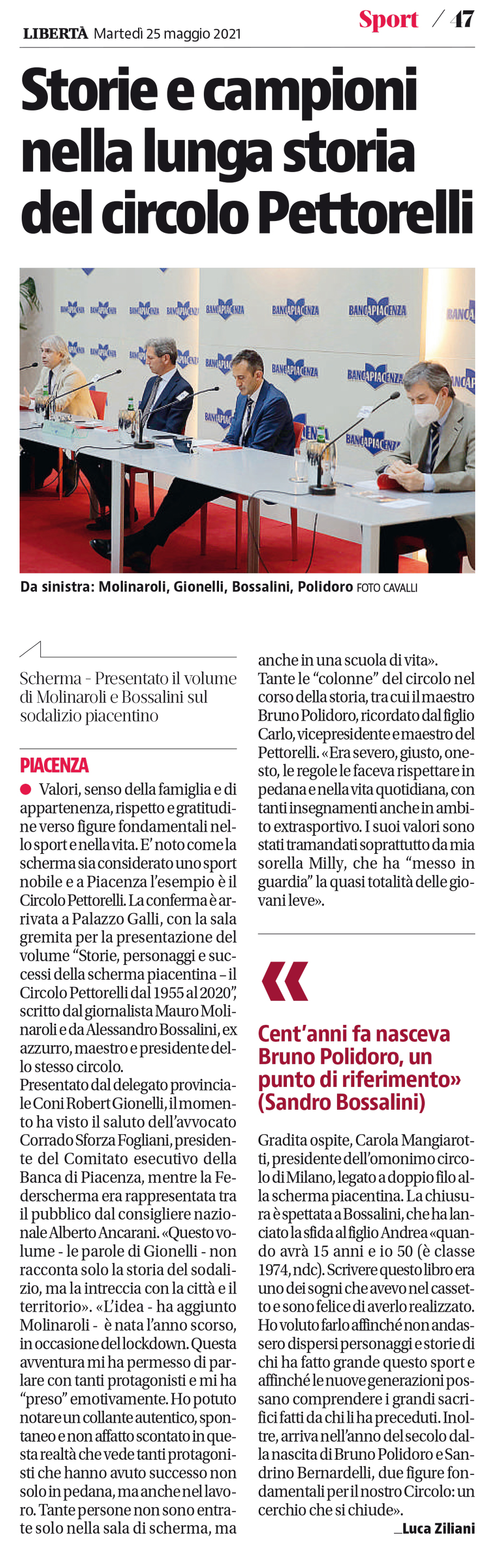 Libertà, 25.5.'21