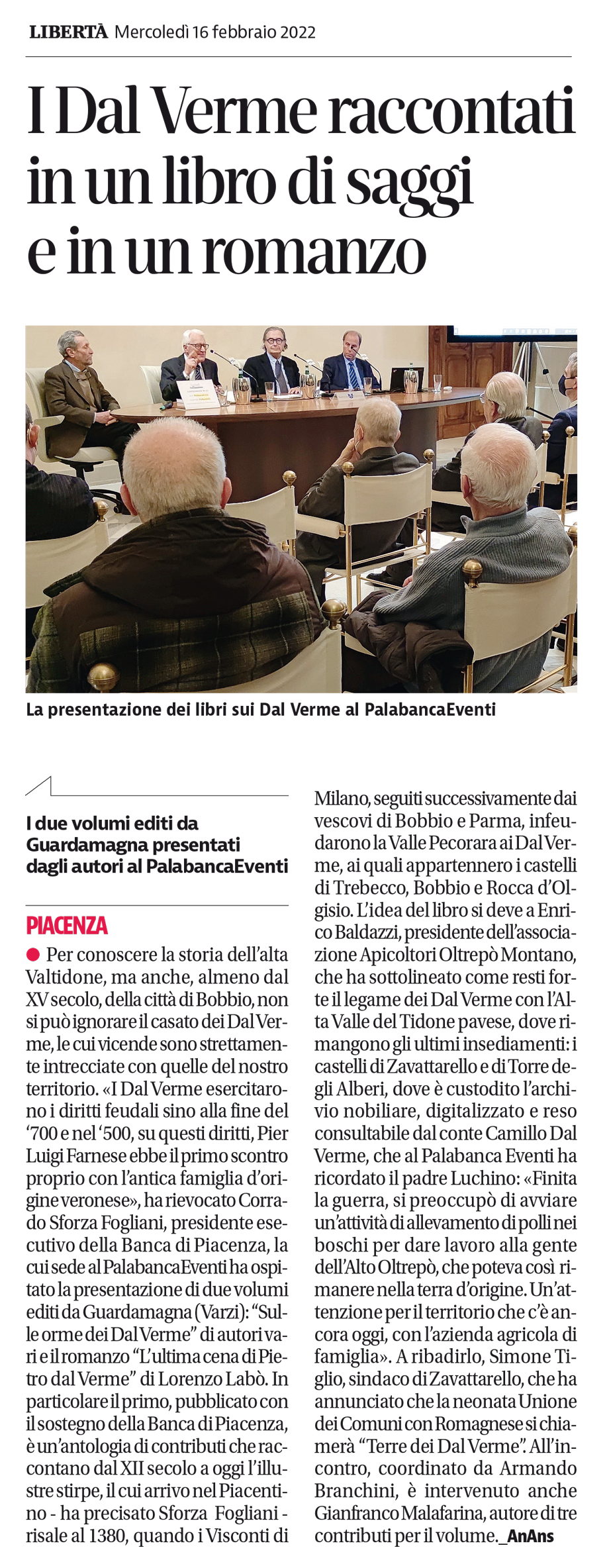 Libertà, 16.2.'21