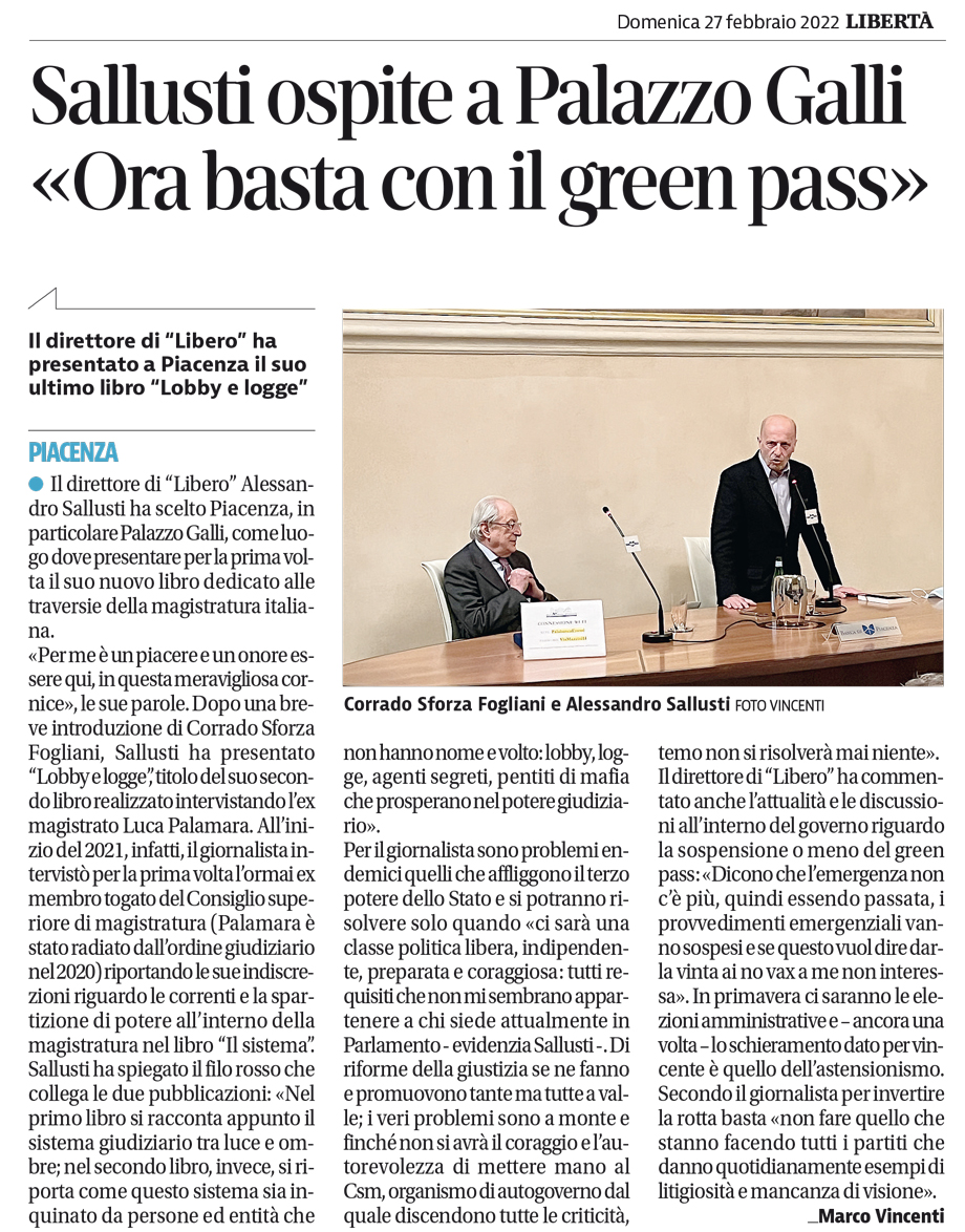 Libertà, 27.2.'22