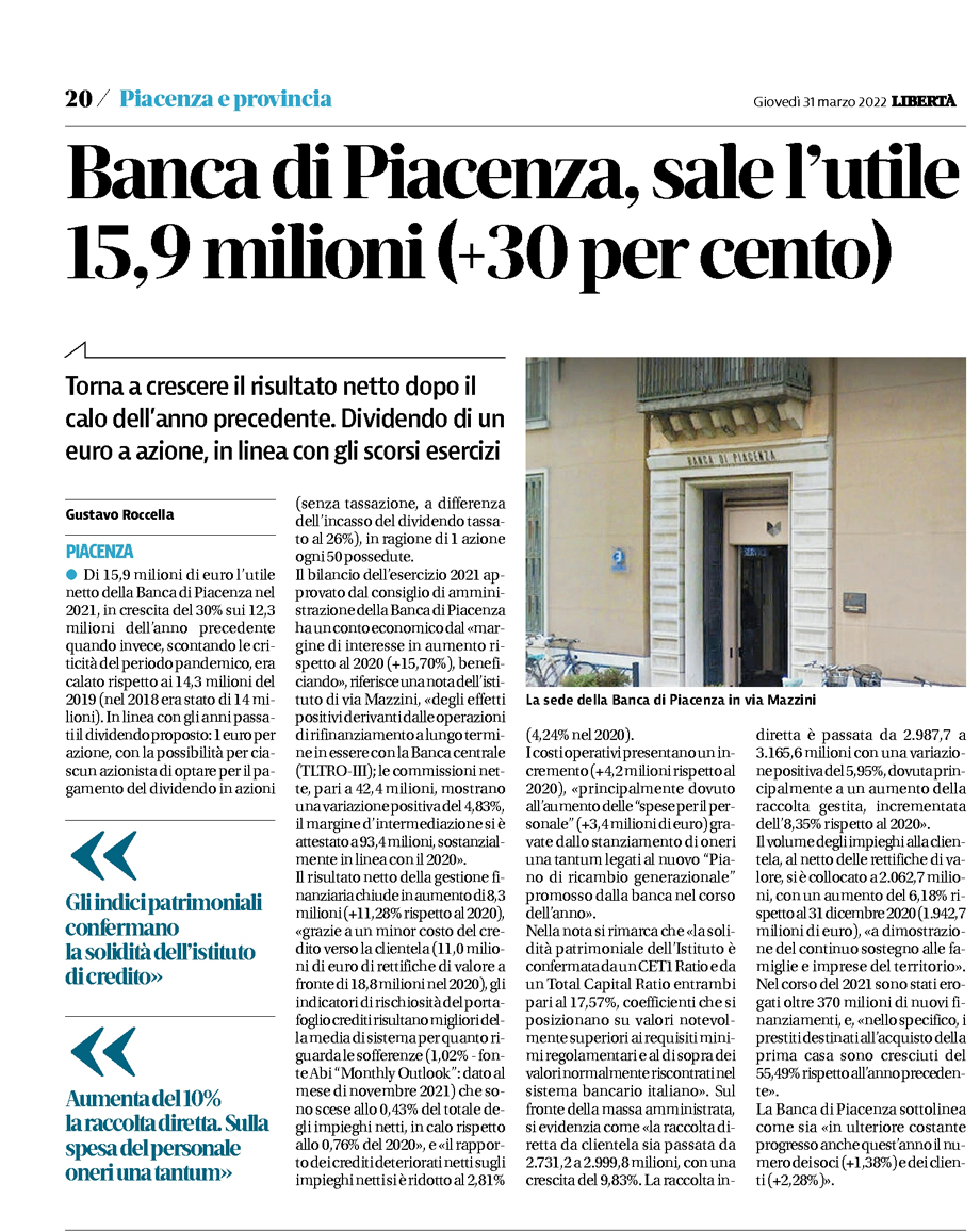 Libertà, 31.3.'22