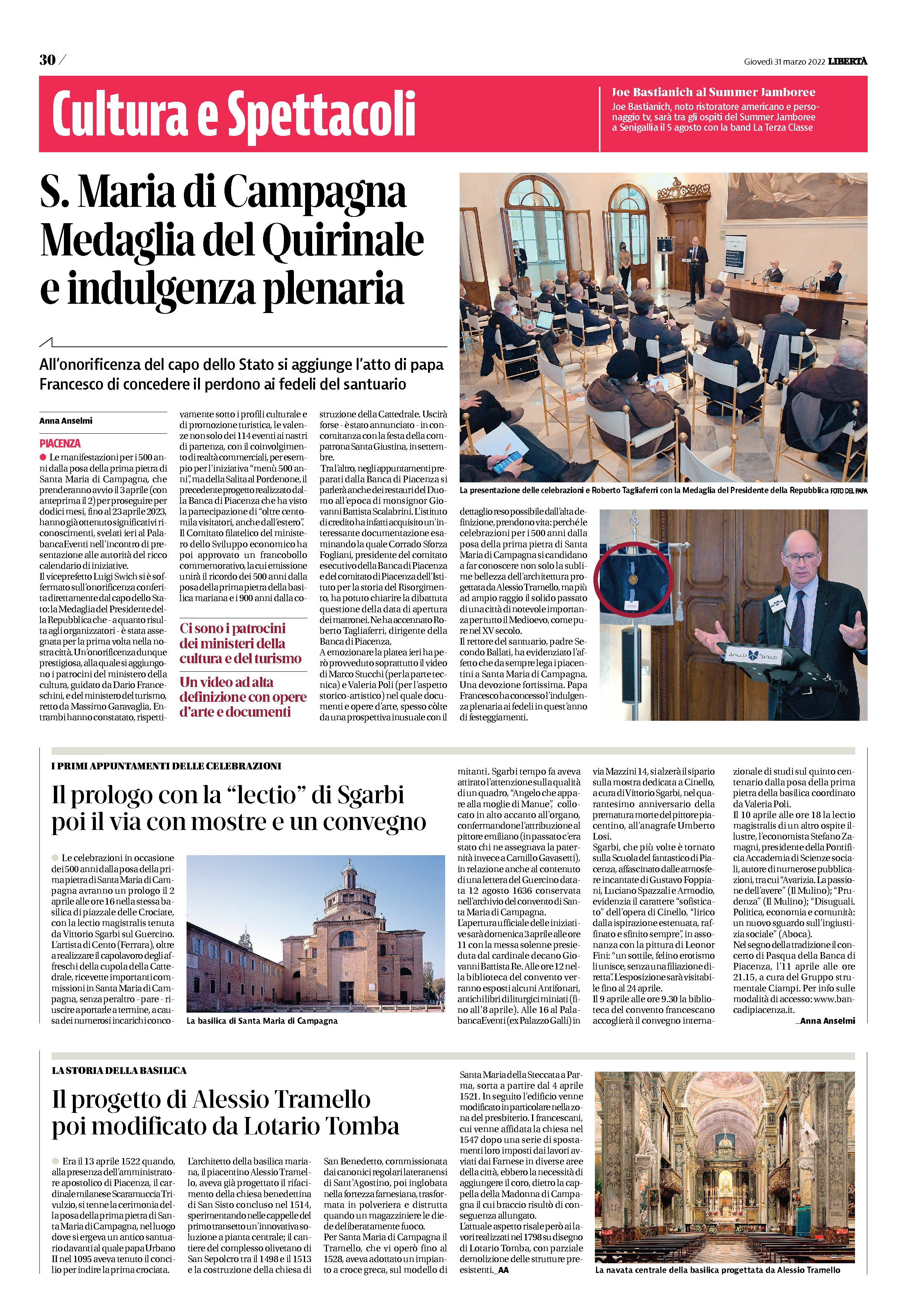 Libertà, 31.3.'22