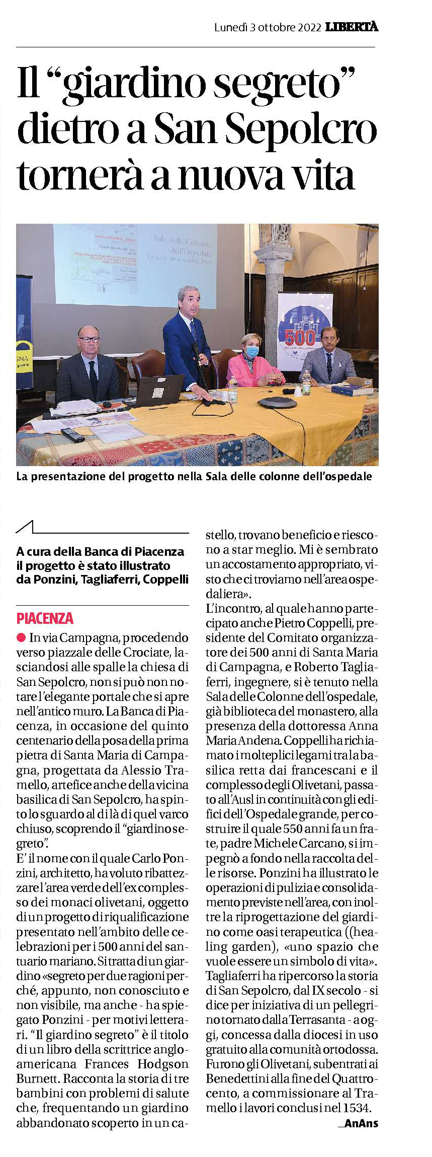 Libertà, 3.10.'22
