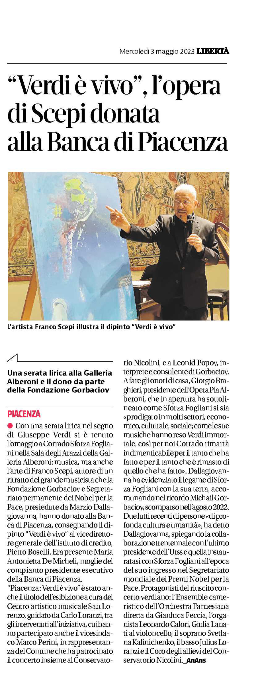 Libertà, 3.5.'23