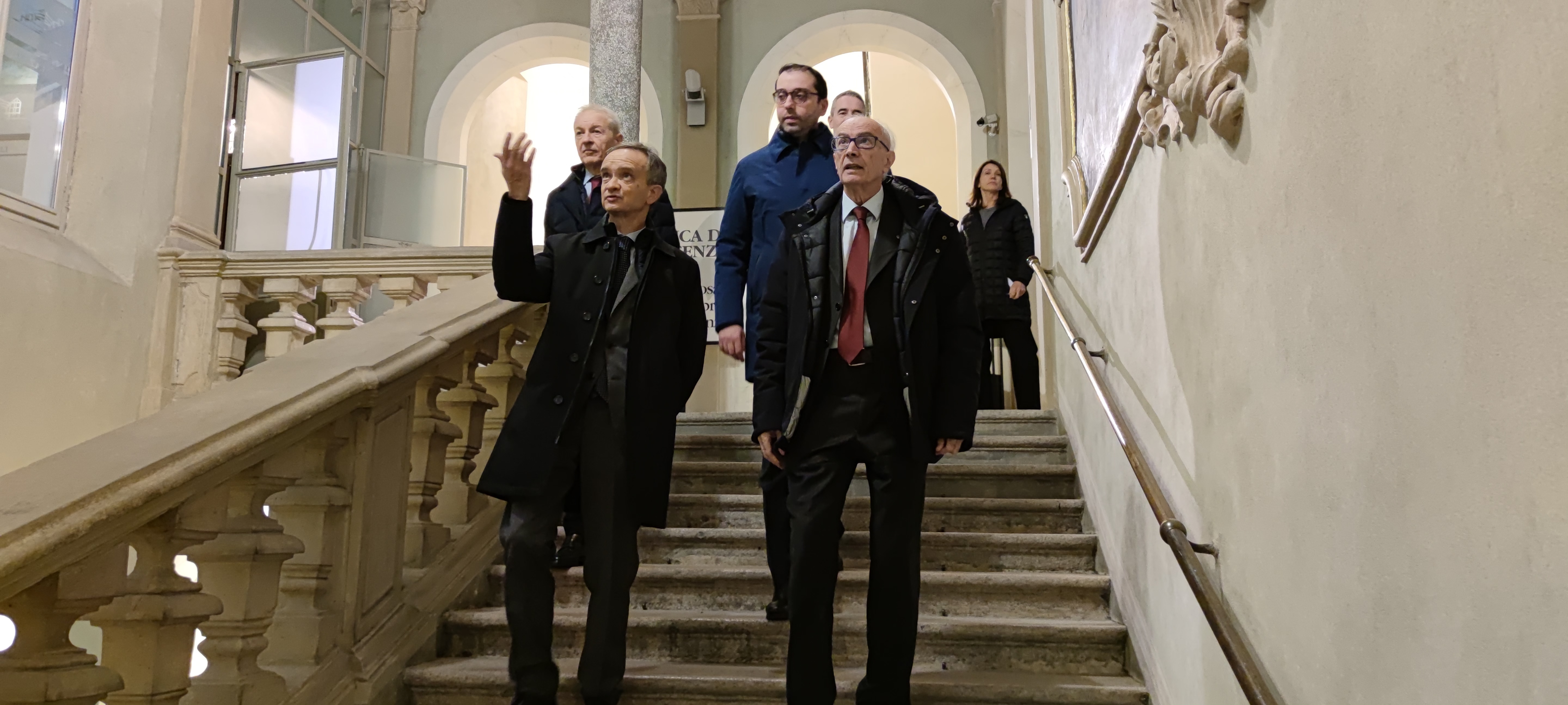 Il nuovo prefetto in visita alla Banca
